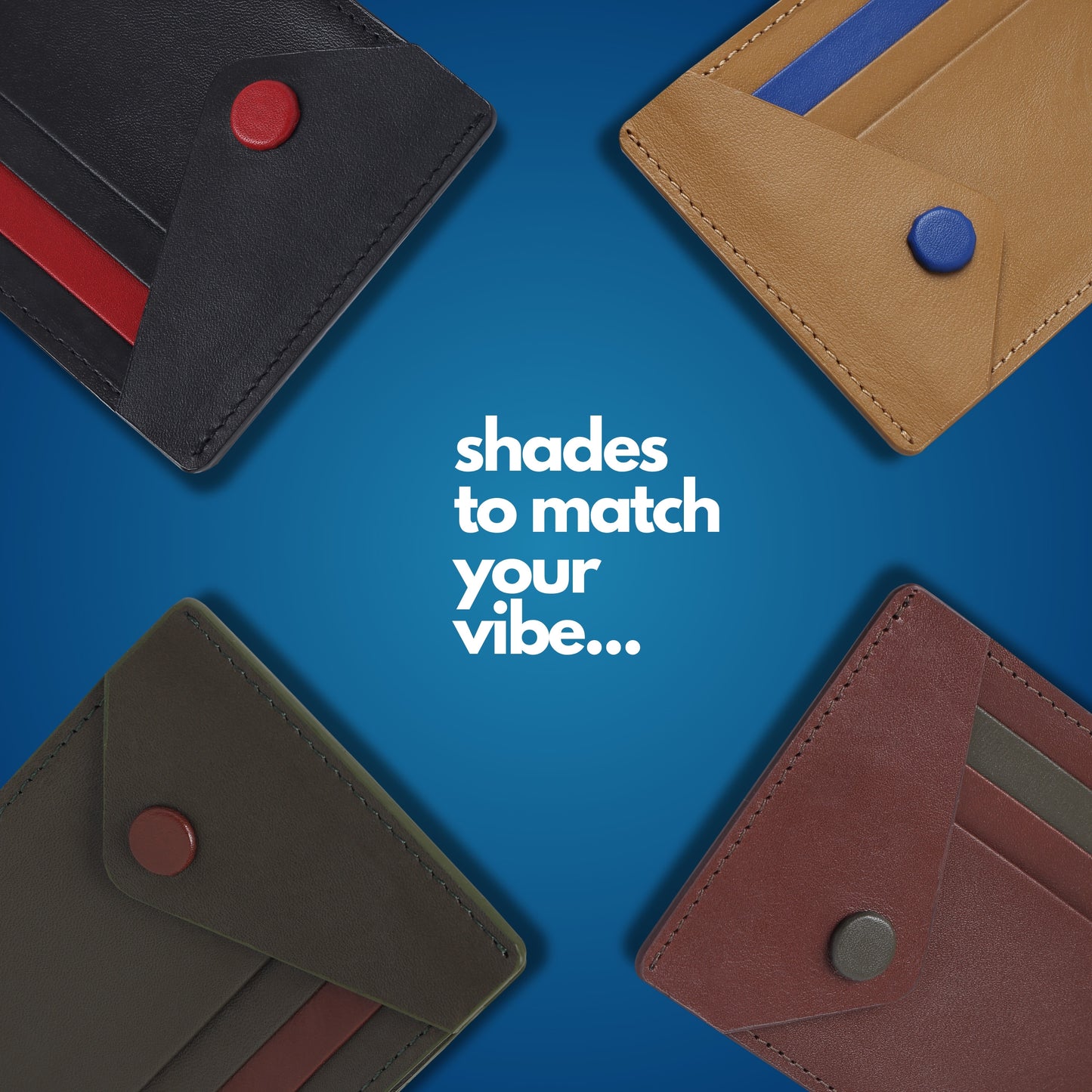 Buffs Minimalist Genuine Leather Card Holder