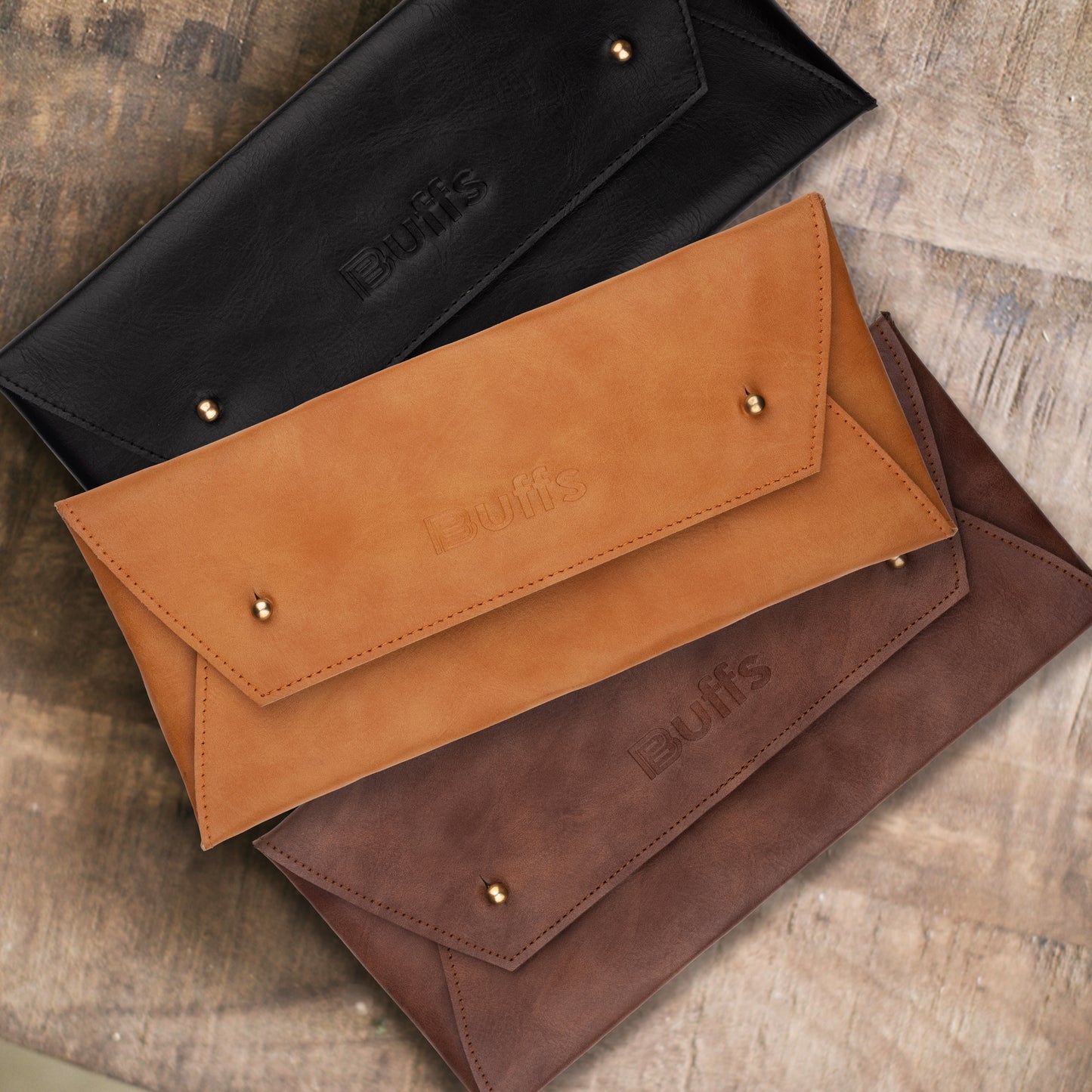 Vegan Leather Cheque Book Holder