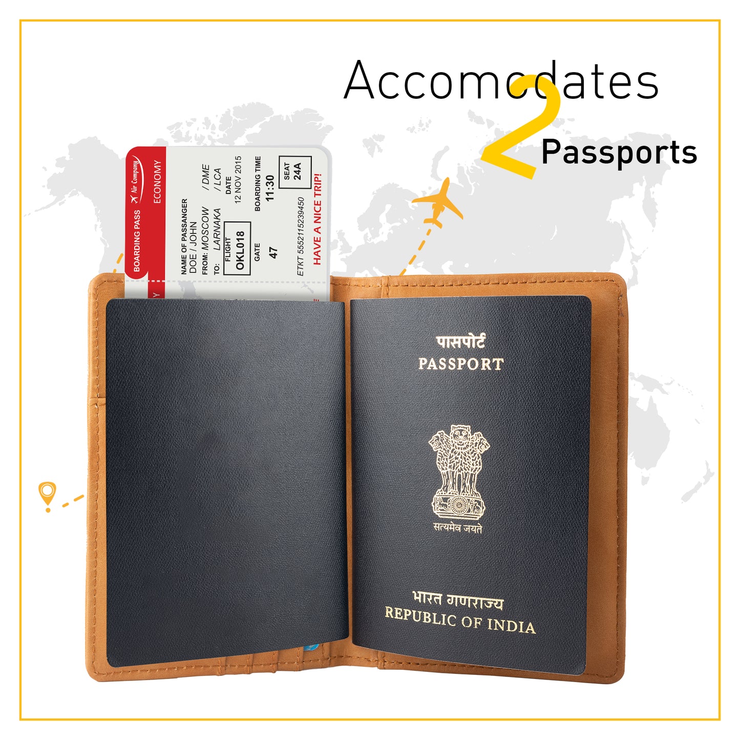 Buffs Passport Holder Cover with RFID Protection