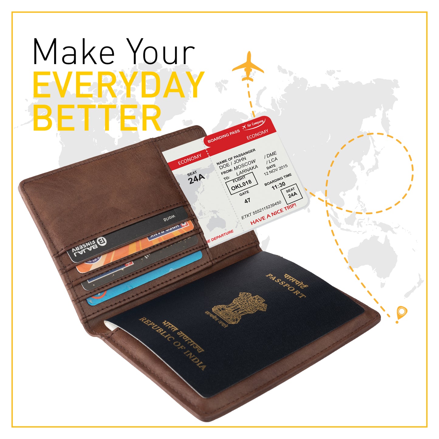 Buffs Passport Holder Cover with RFID Protection