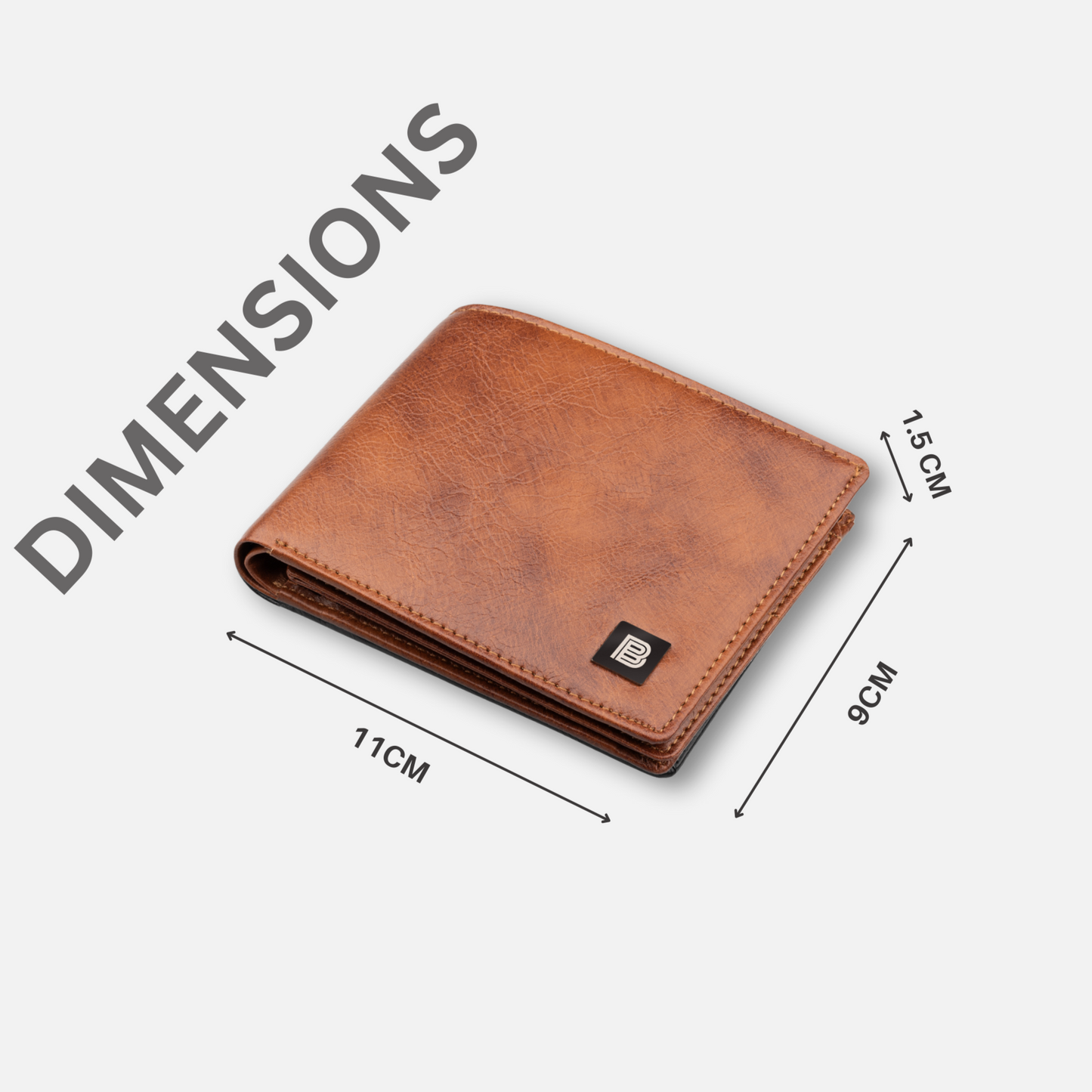 Buffs Vegan Leather RFID Wallet for Men's