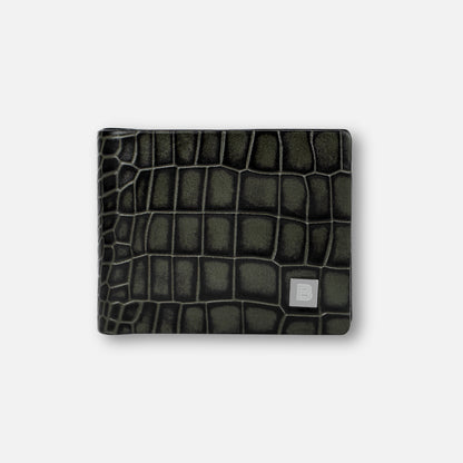 Croc Wallet Green