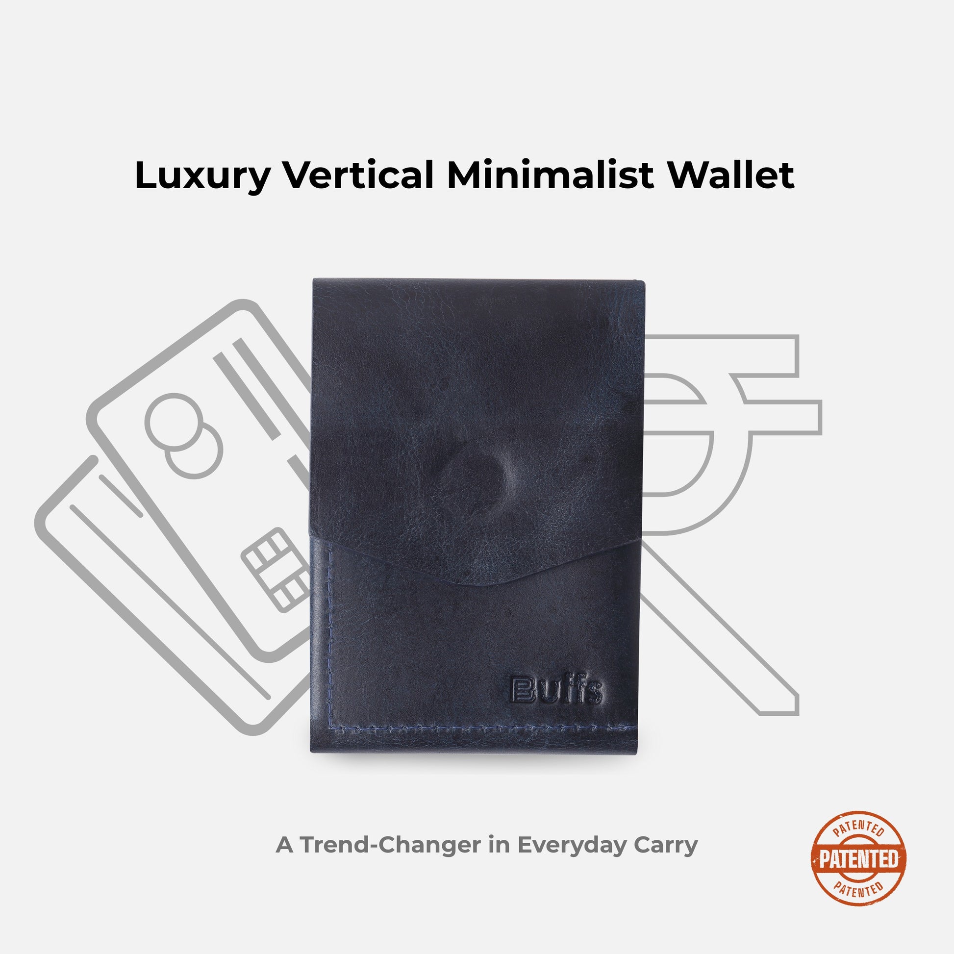 Fold Wallet Midnight Blue