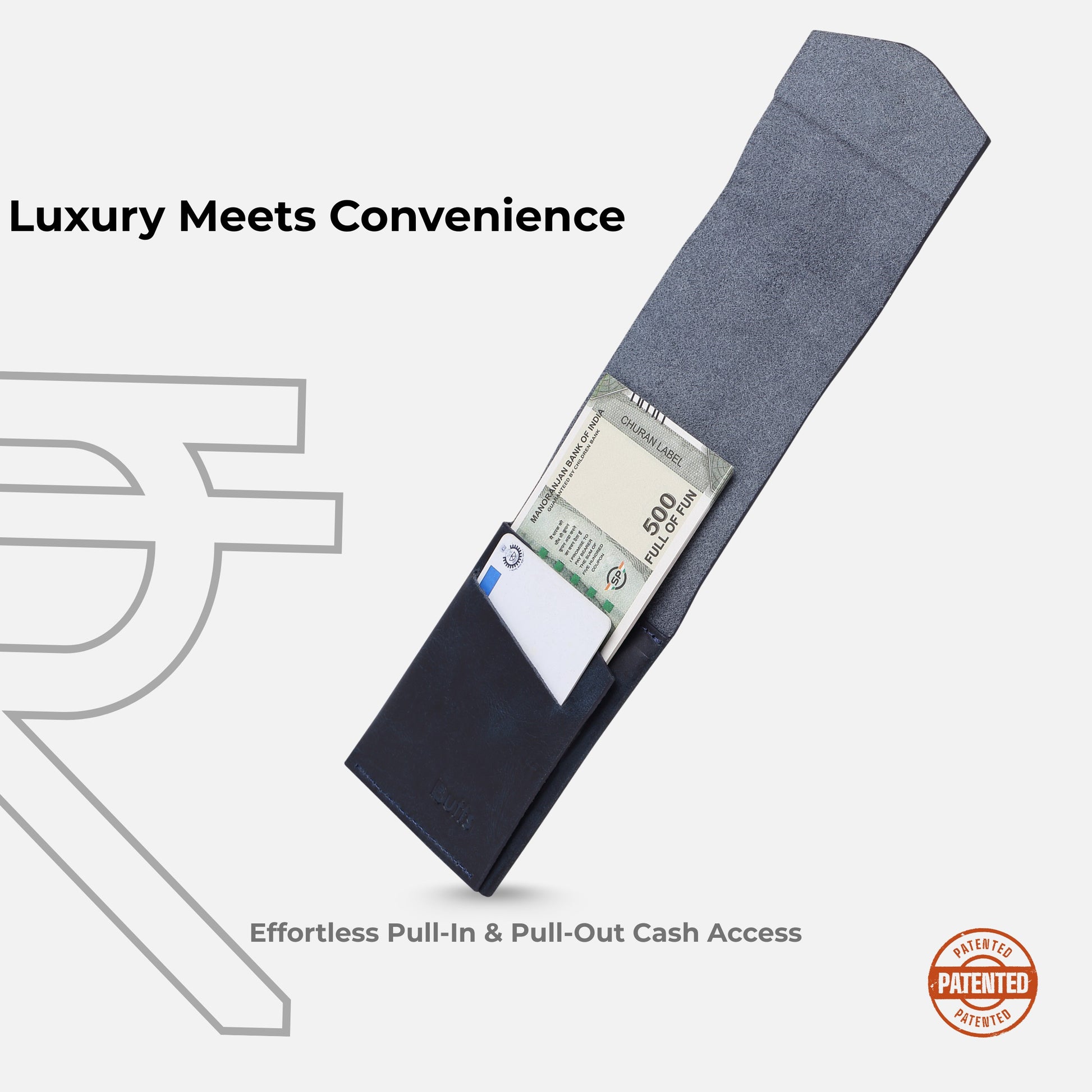 Fold Wallet Midnight Blue