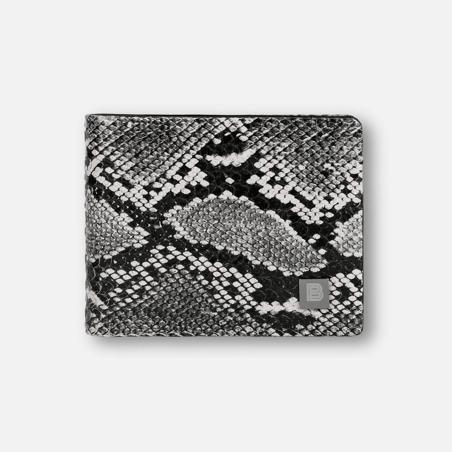 Buffs Snake Print Design Leather Wallet for Men