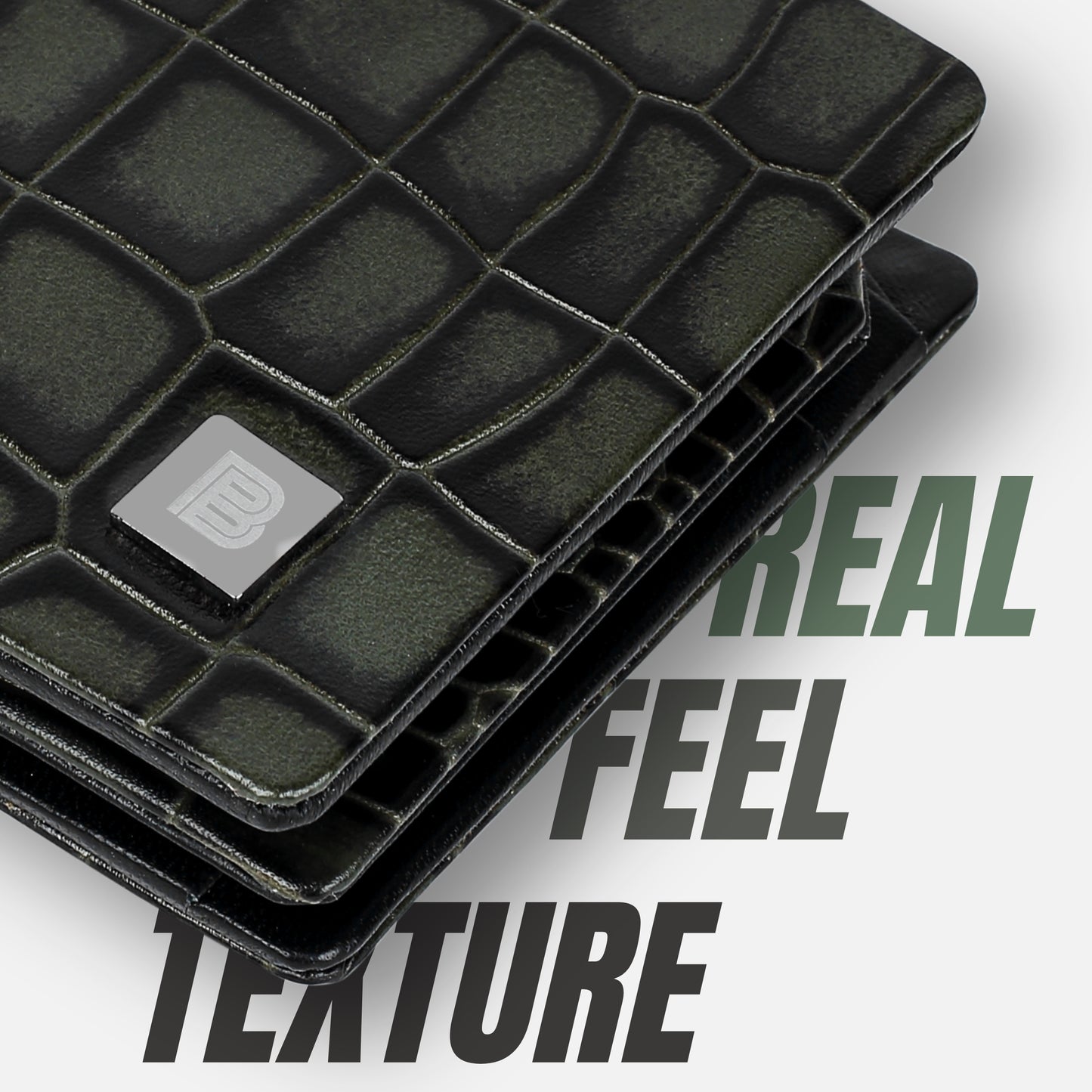 Croc Wallet Green