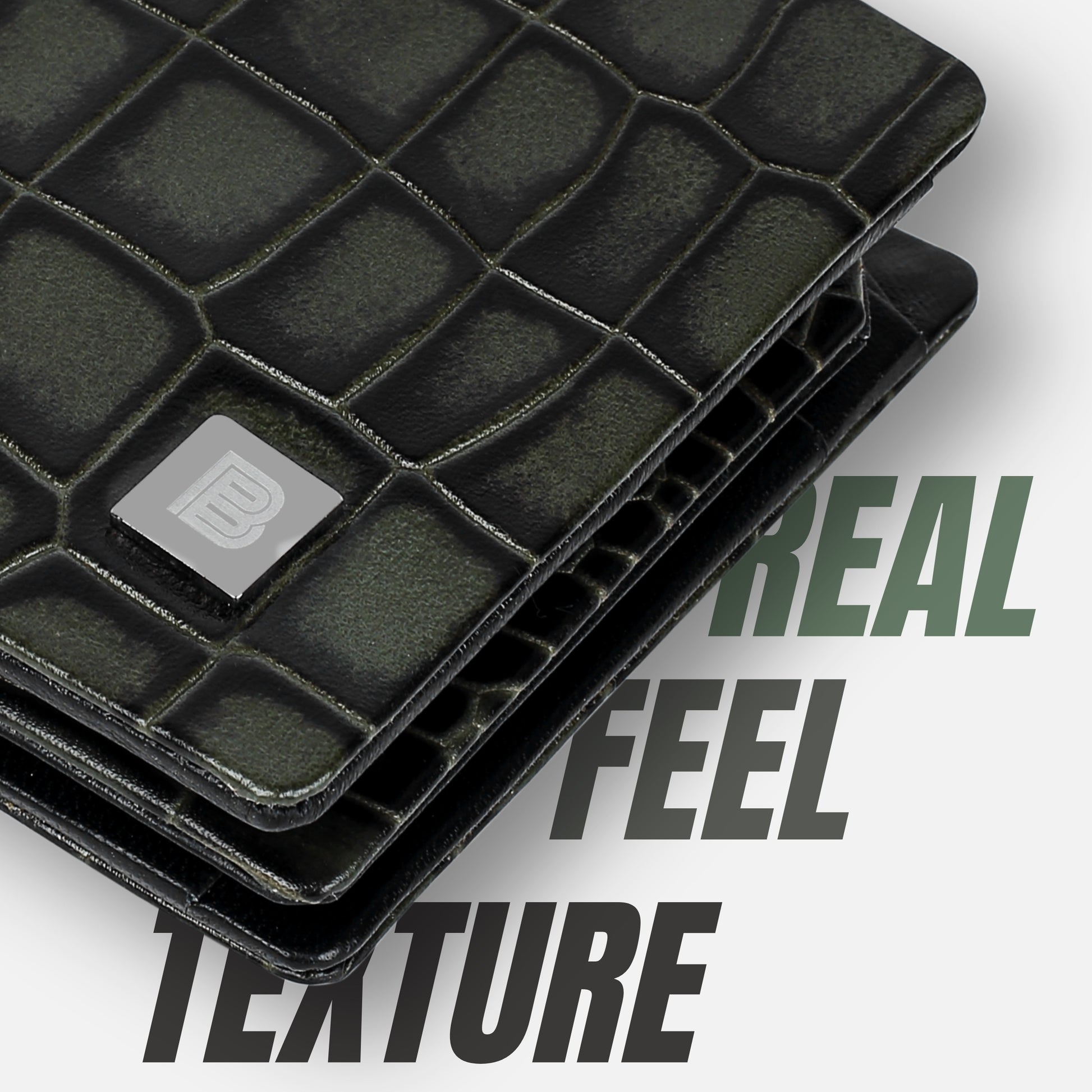 Croc Wallet Green