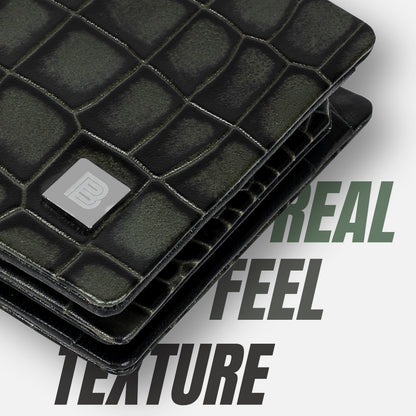 Croc Wallet Green