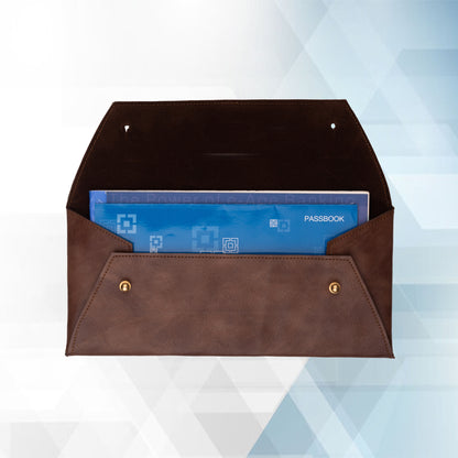 Vegan Leather Cheque Book Holder