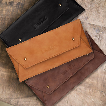 Vegan Leather Cheque Book Holder