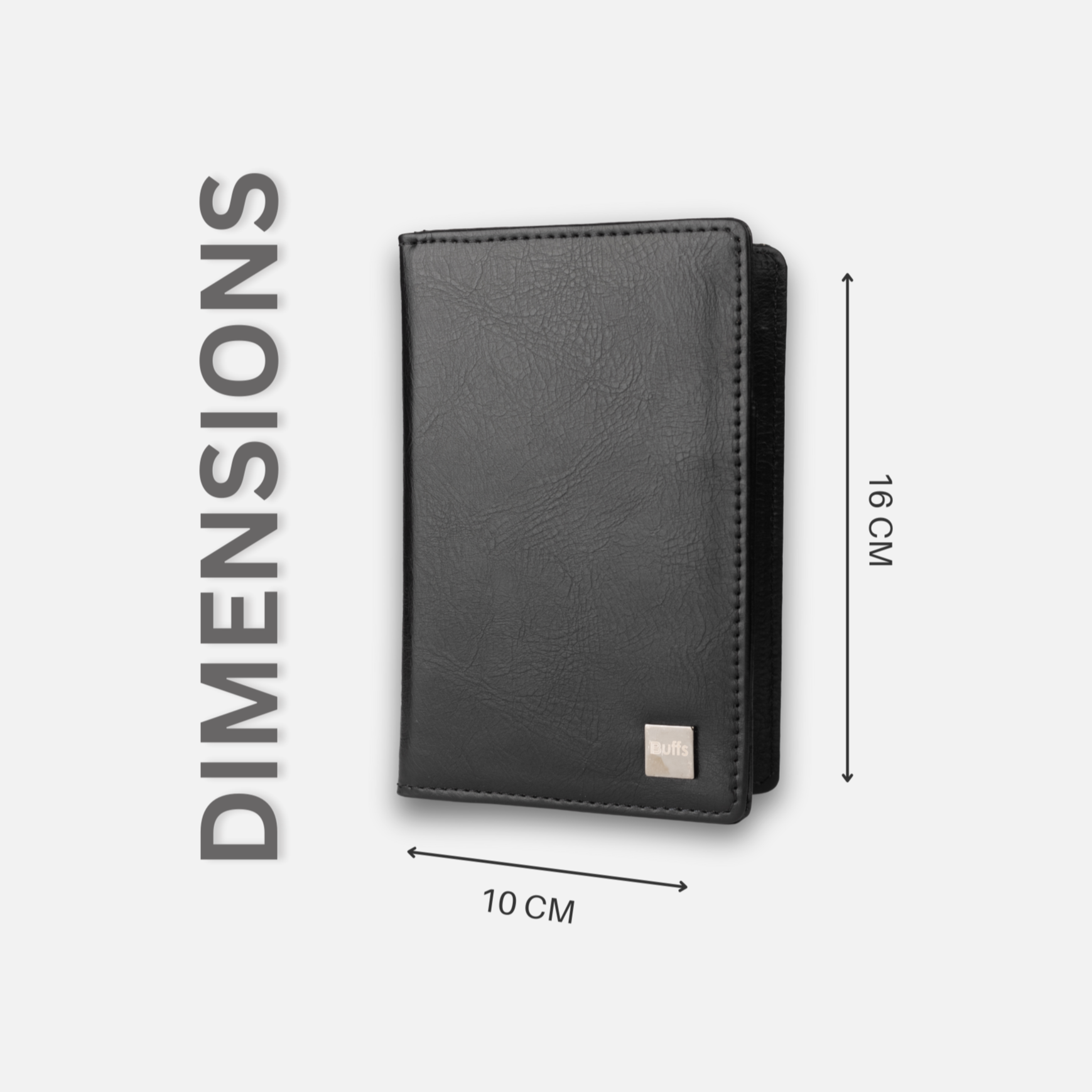 Passport Holder Black