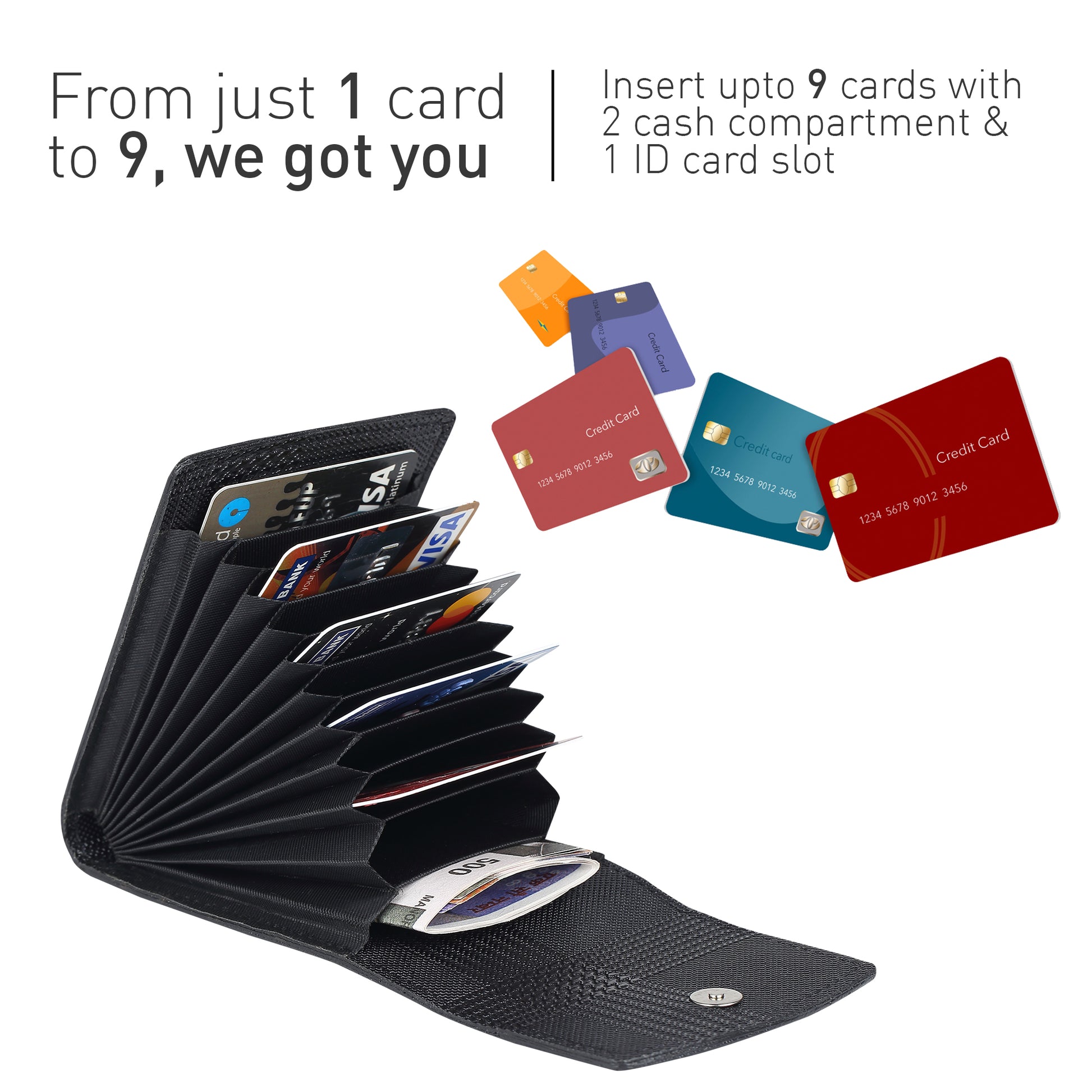 9slot Checkered Black