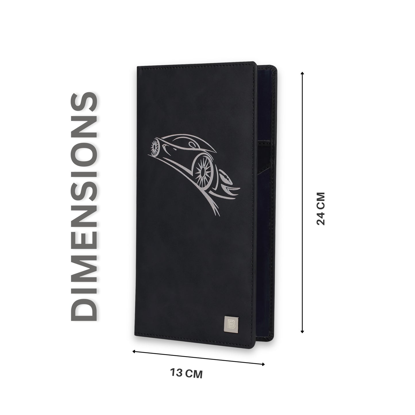 Car Document Holder Black