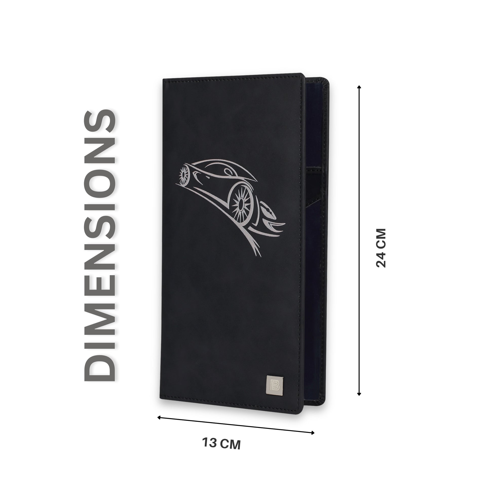 Car Document Holder Black