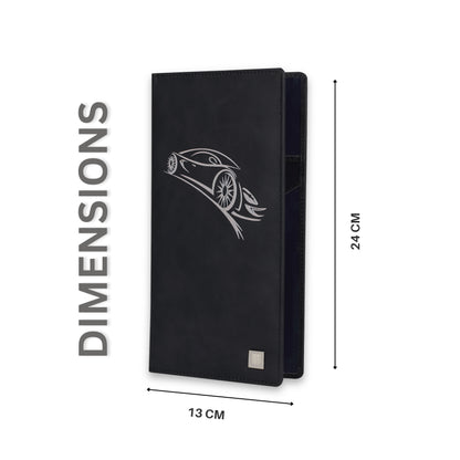 Car Document Holder Black