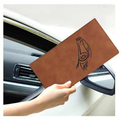 Car Document Holder Tan