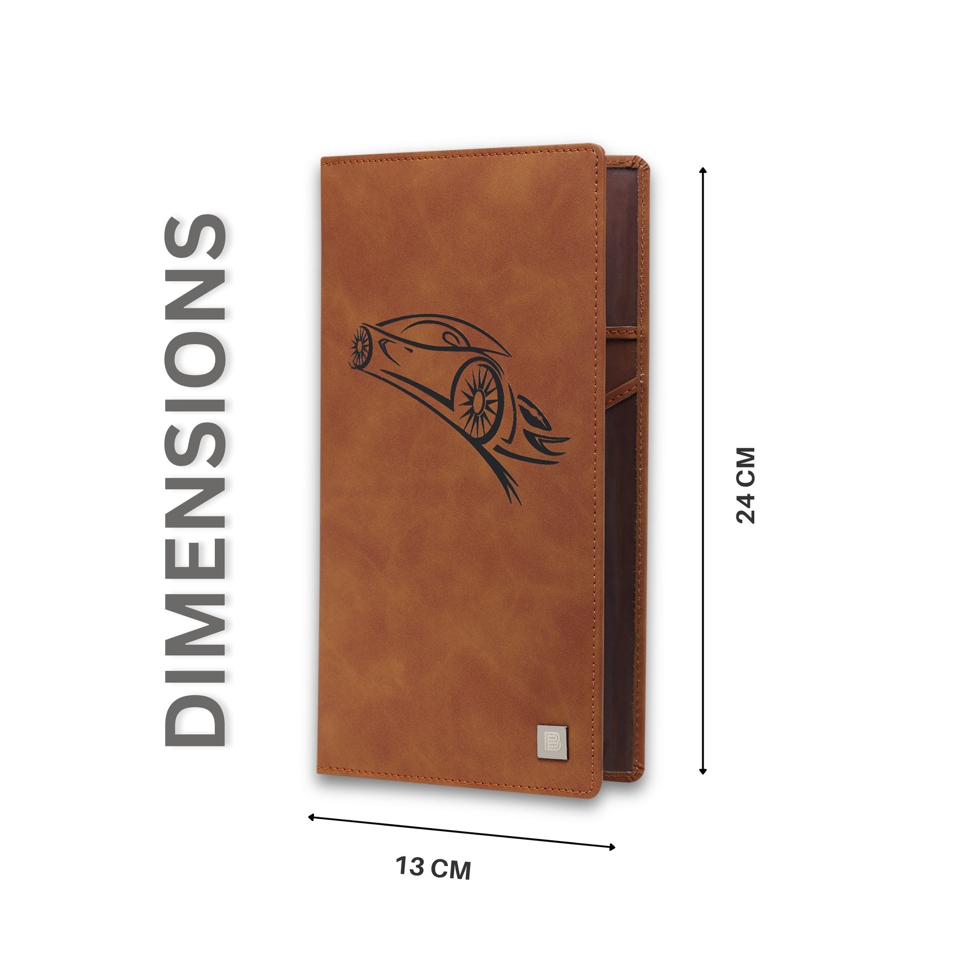 Car Document Holder Tan