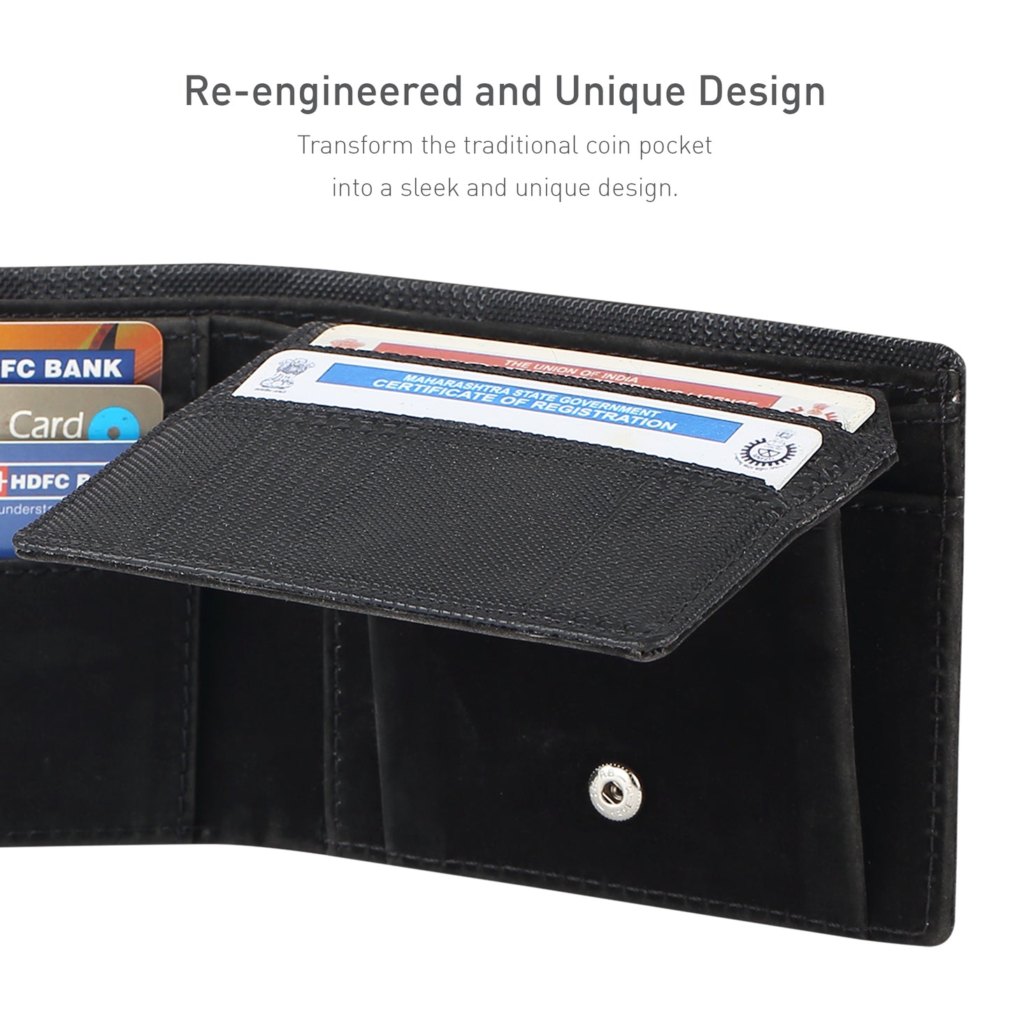 Wallet Checkered Black