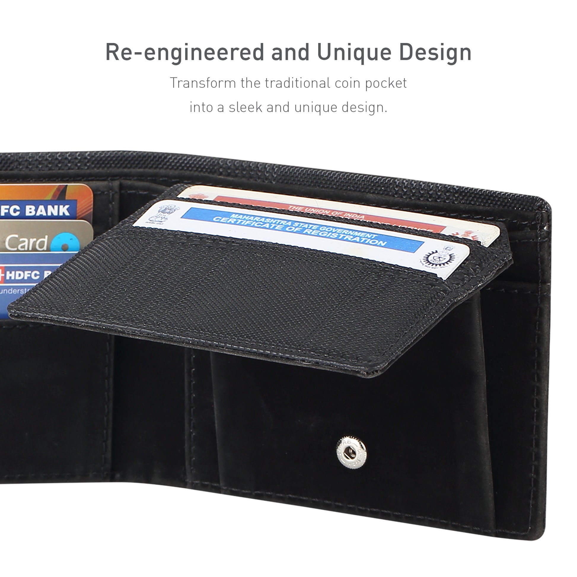 Wallet Checkered Black