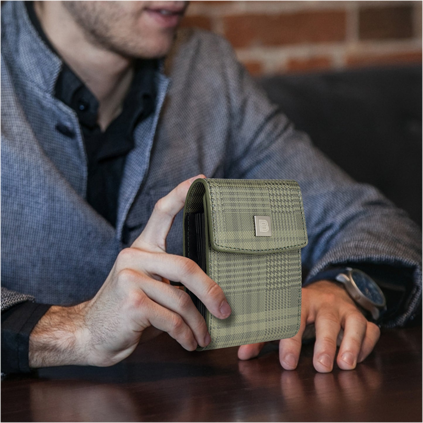 9slot Checkered Green