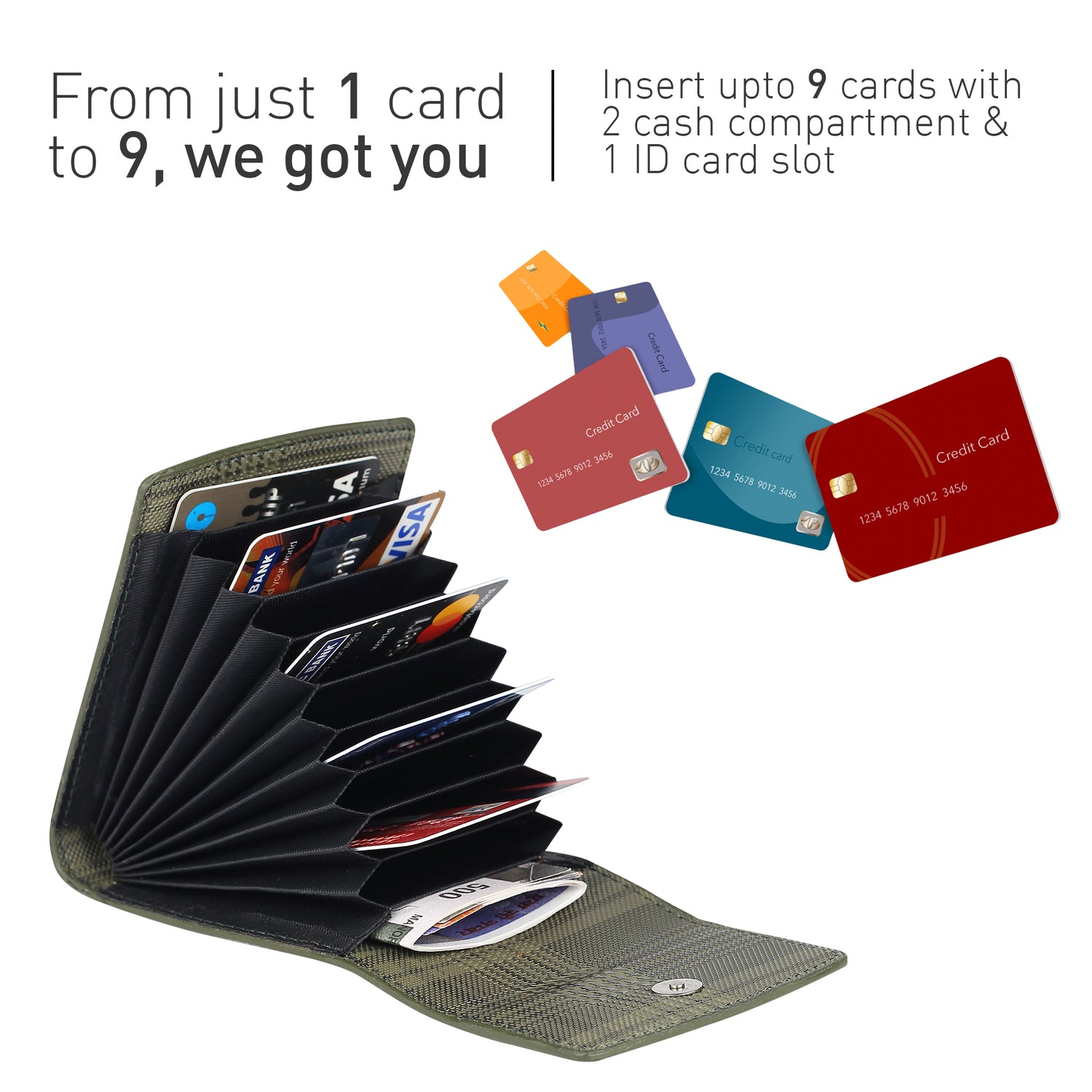 9slot Checkered Green