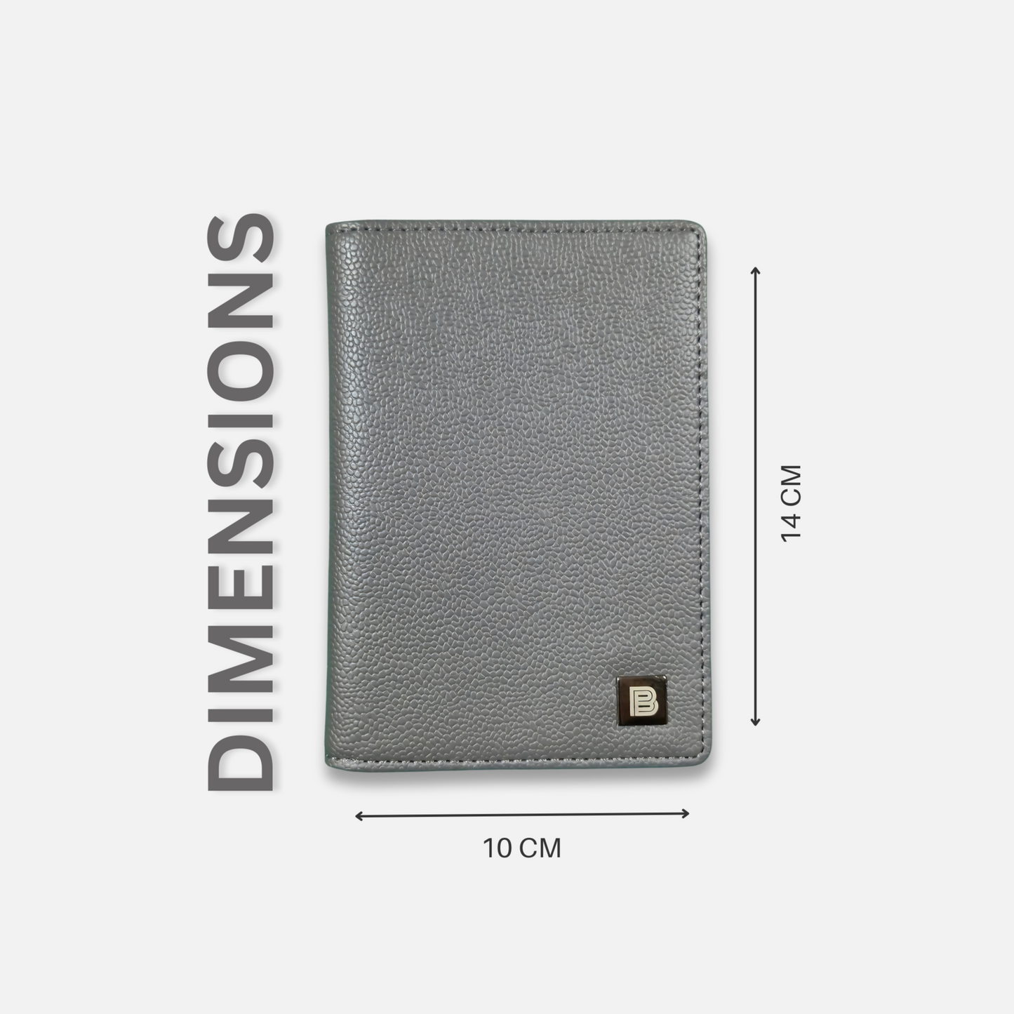 Passport Holder Grey