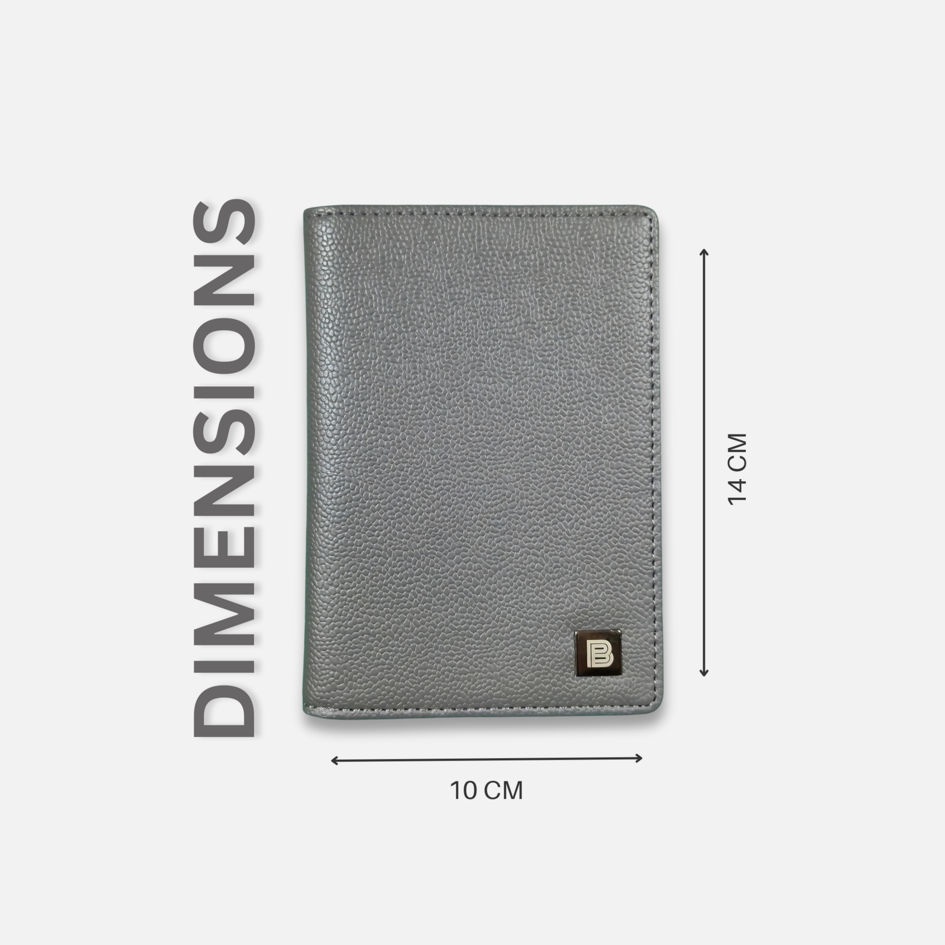 Passport Holder Grey