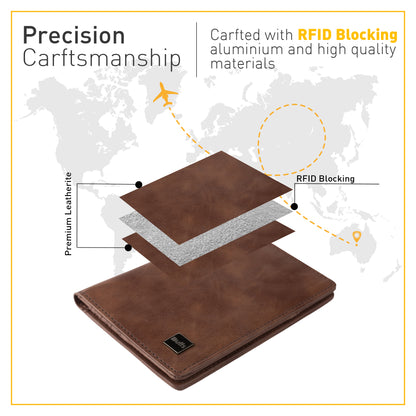 Passport Holder Brown
