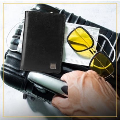 Passport Holder Black