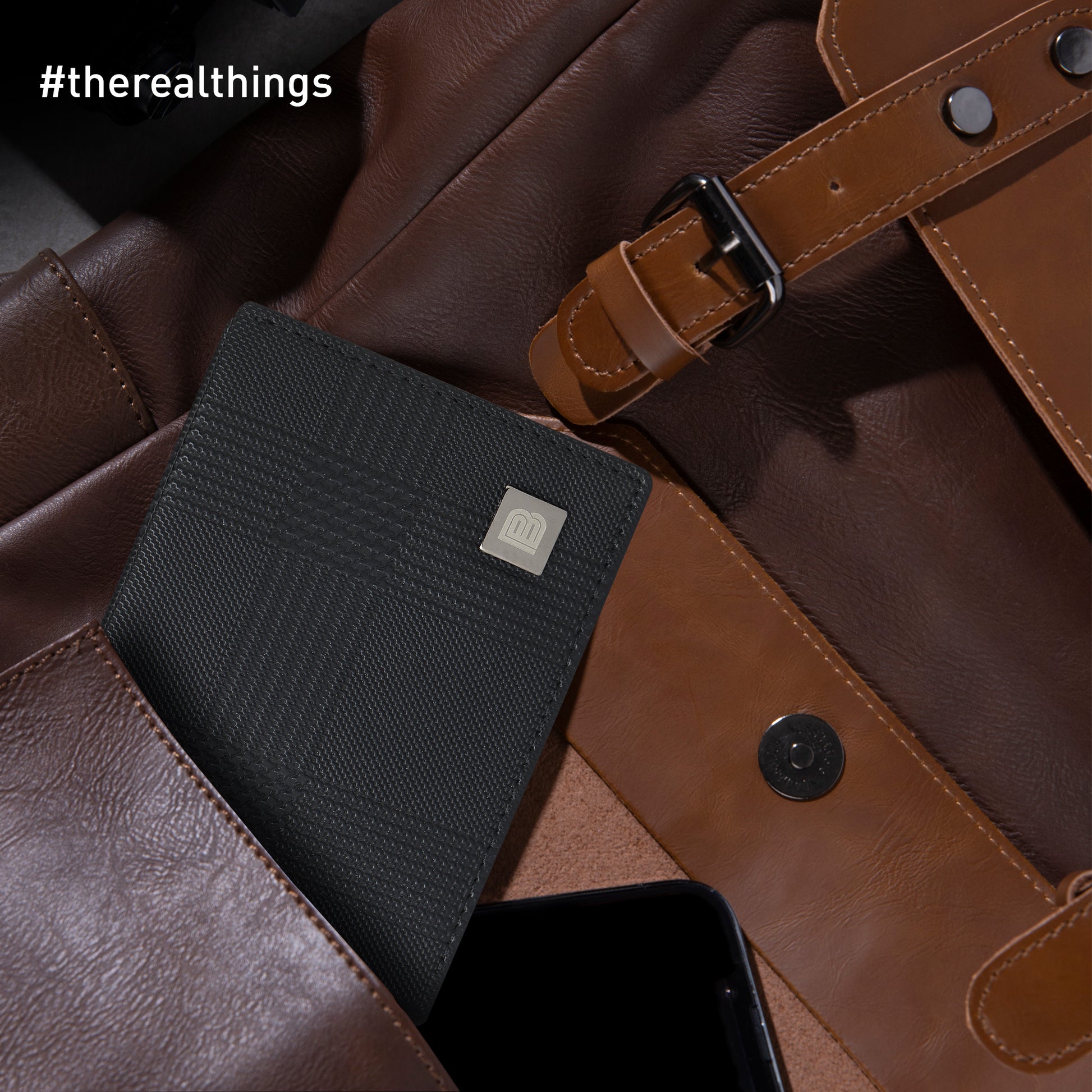 Wallet Checkered Black