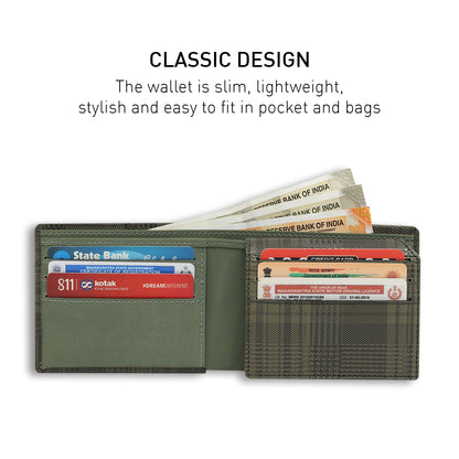 Wallet Checkered Green