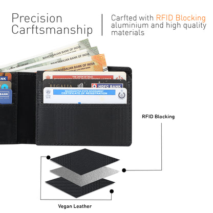 Wallet Checkered Black