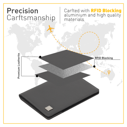 Passport Holder Grey